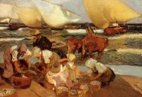 Joaquin Sorolla y Bastida - Beach at Valencia aka Afternoon Sun